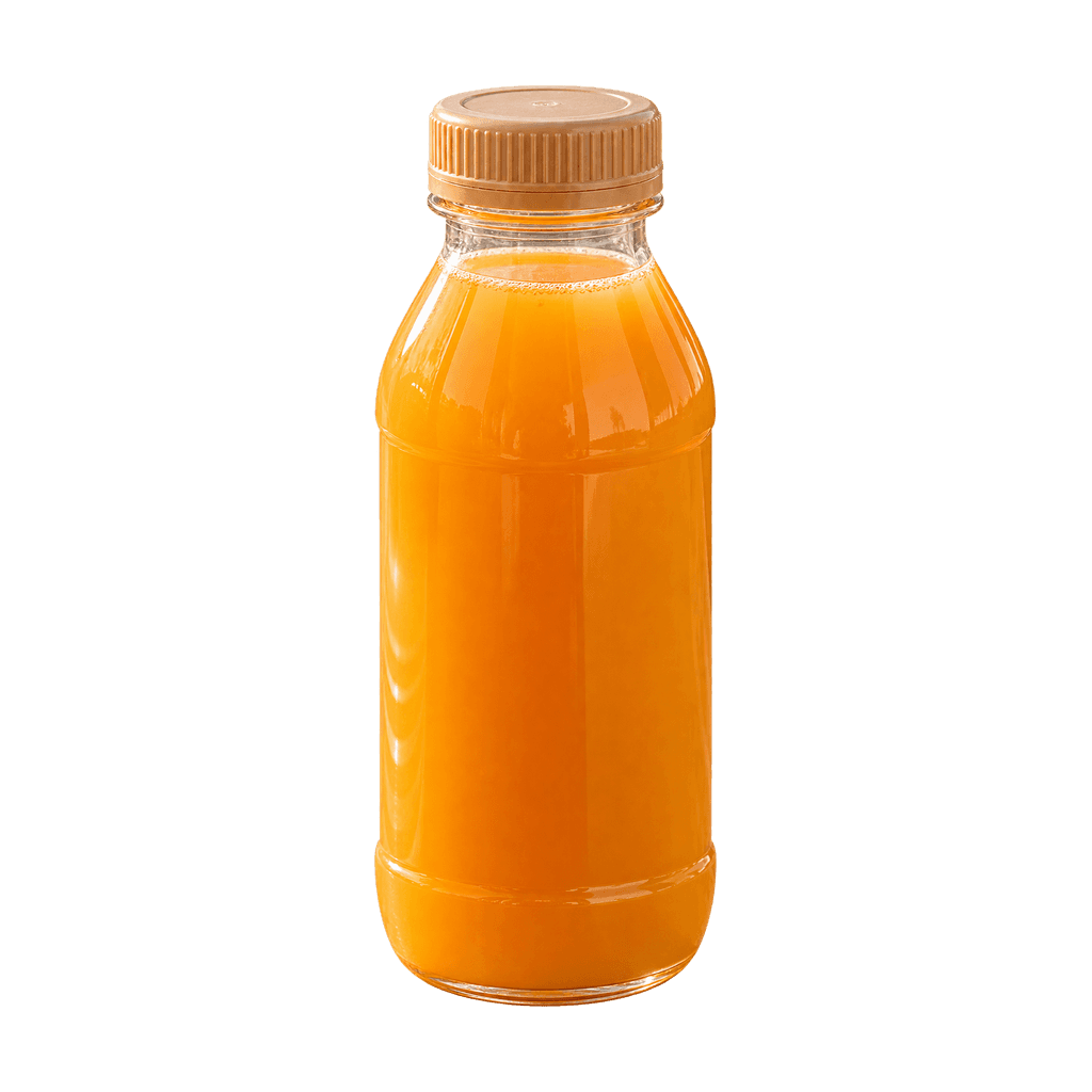 200 millilitre bottle of orange juice